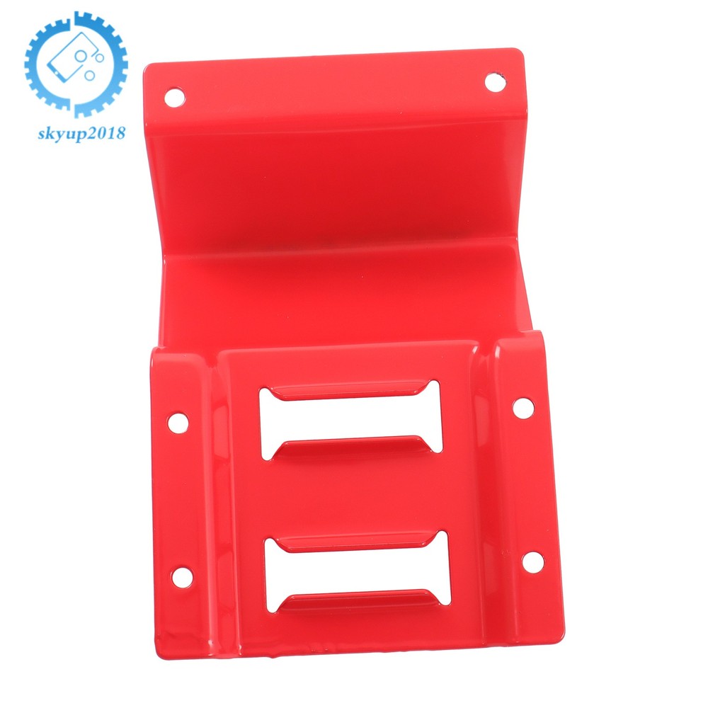 For ATV Trailer UTV Red E Track Wheel Chock Set&8' Red Ratchet Straps Polyester