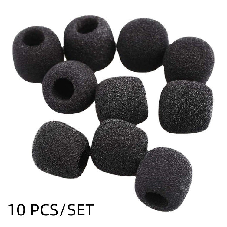 Microphone Cover Microphone Cover 10Pcs For Gaming Headset Headworn Mic