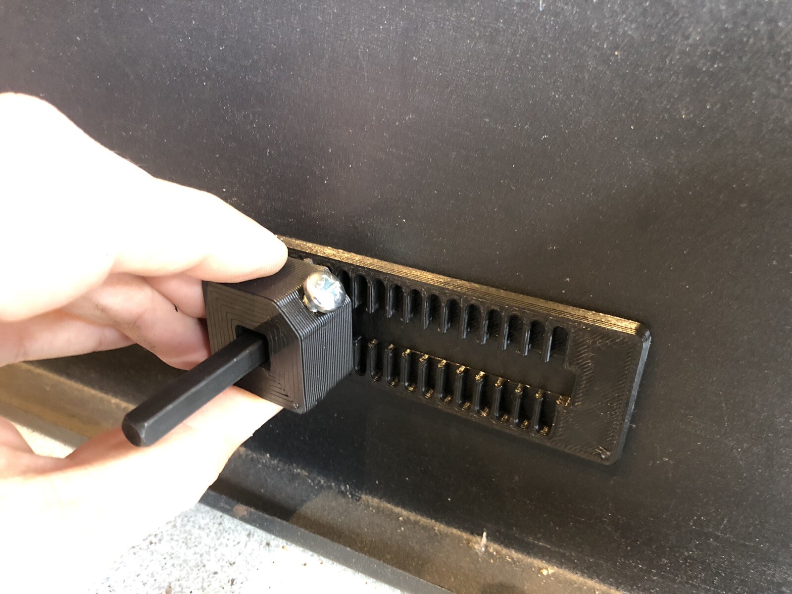 VESPA VIN Jig Number Letter Stamp Engine & Frame Punch Guide Mount 5-8mm