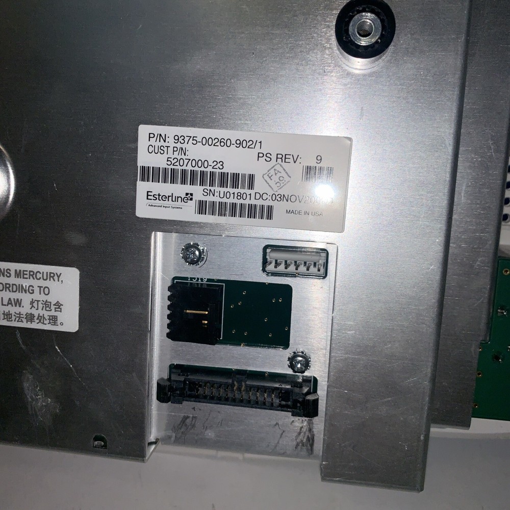 GE LOGIQ E9 UPPER OPERATOR PANEL #1