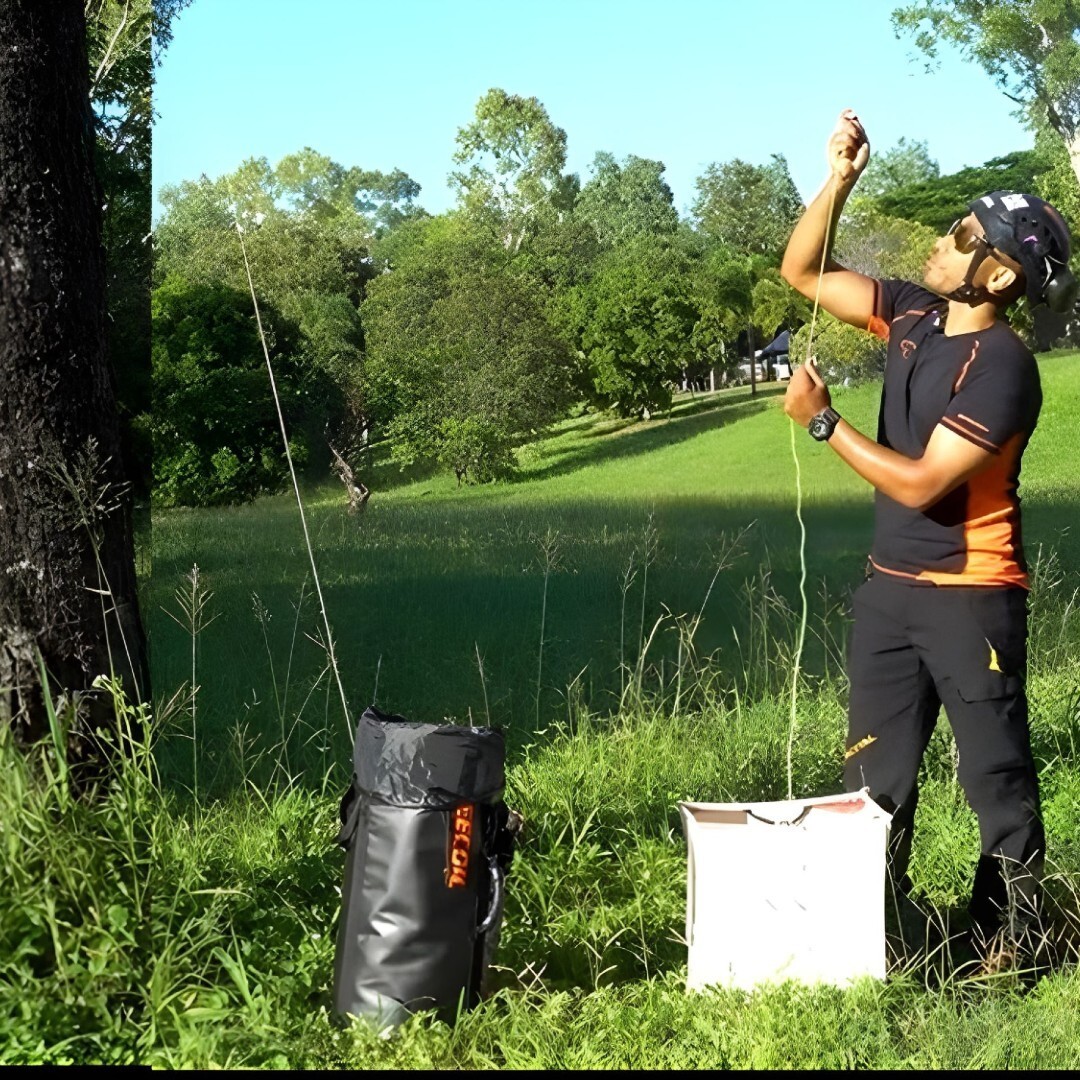 Arborist Climbing Throw Line 2 mm (1/12 in) 150 ft Spool Cord 200 lbs Tensile