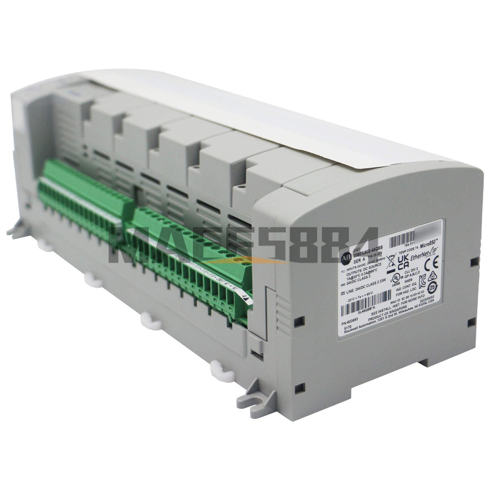 New Allen-Bradley 2080-L50E-48QBB Micro850 48 I/O EtherNet/IP Controller