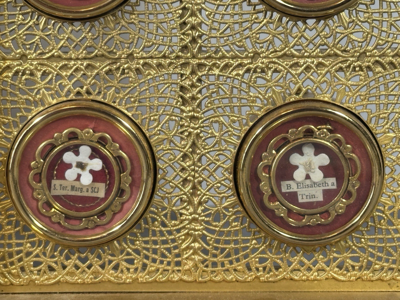 Reliquary Relic Custom Made 19 Saints True Cross, Crown Thorns, Evangelists