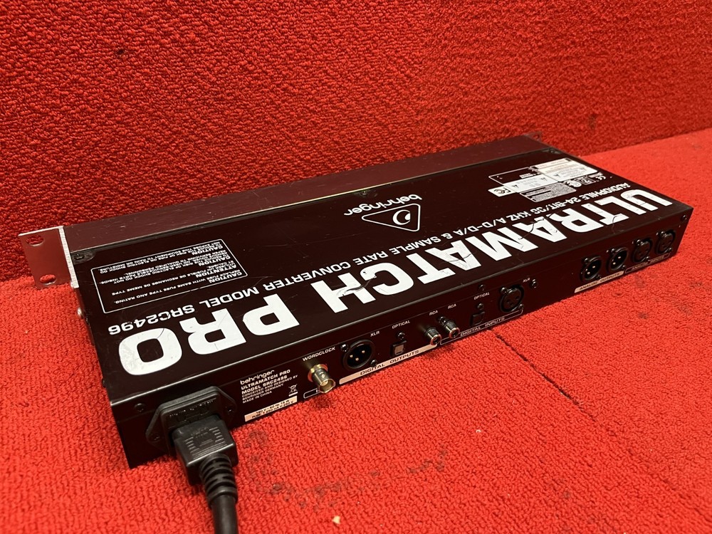 Used Behringer Ultramatch Pro SRC2496 AD/DA Sample Rate Converter Good Condition