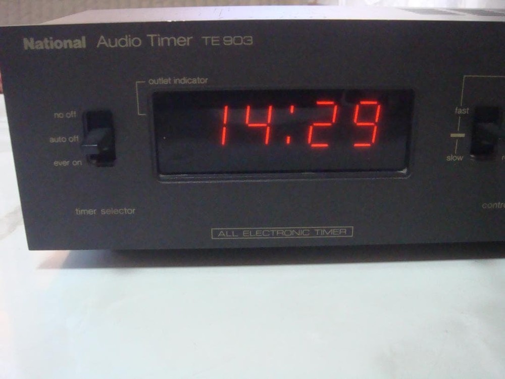 National Audio Timer Te903 Vintage Analog Timer Working Condition Audio
