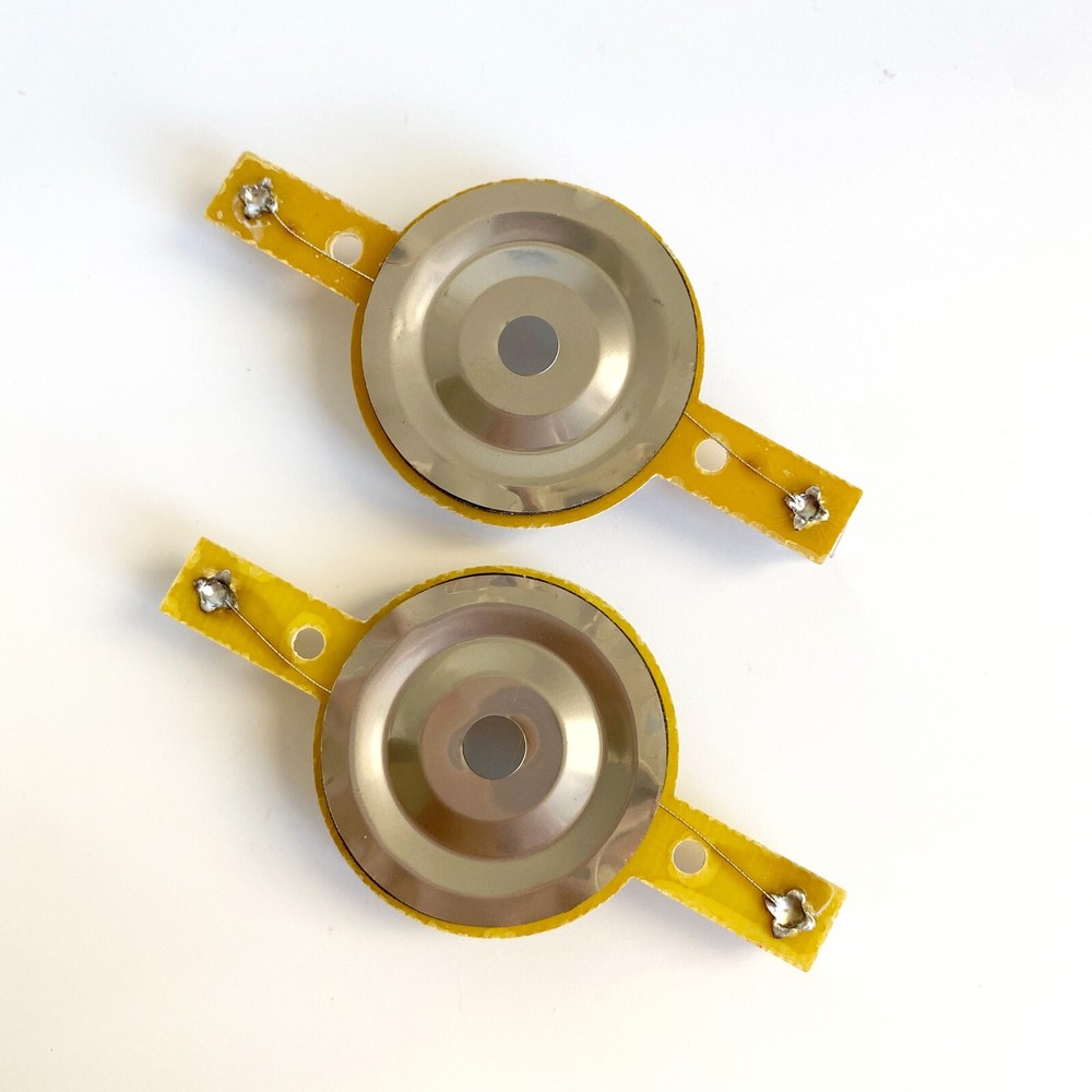 2 Replacement 1" Titanium Diaphragm For Cervin Vega CVMPCL1.0STD Tweeter Driver
