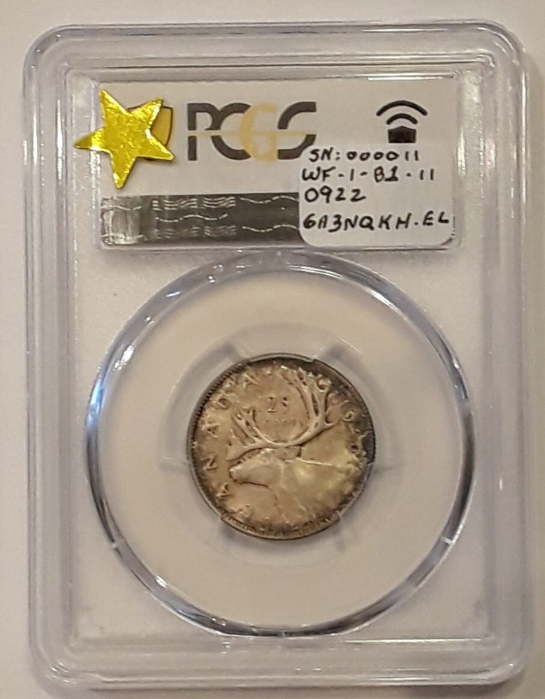 1940 CANADA QUARTER, PCGS MS63