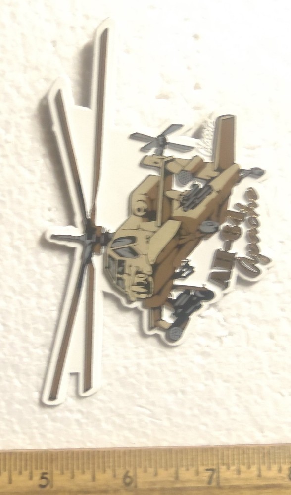 AH-64 Apache Helicopter Magnet