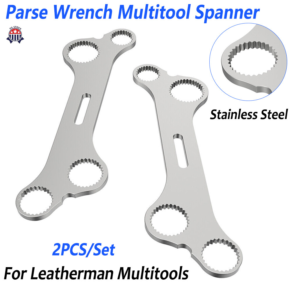 2PCS Parse Wrench Multitool Spanner For Leatherman Disassembly Tool Bone Design