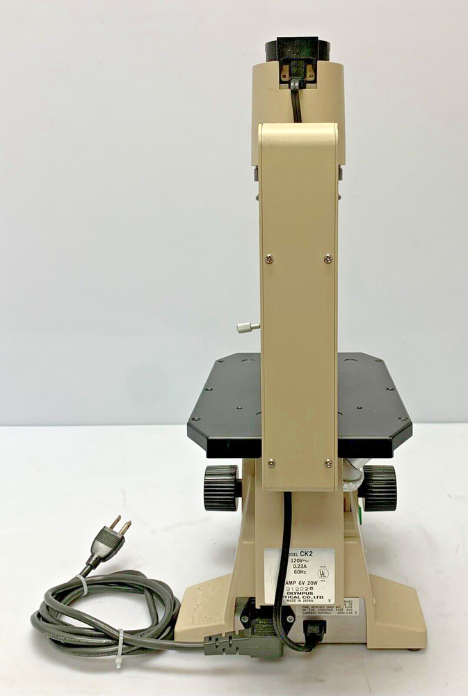 Olympus CK 2 Inverted Microscope W/ 3 Objectives No Eyepiece