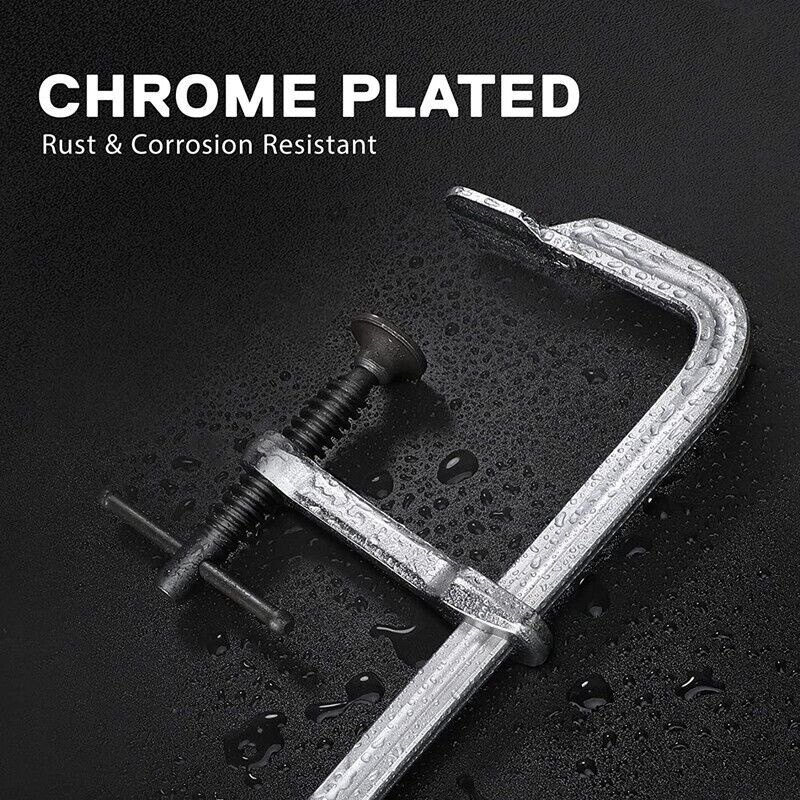 Jorgensen 12" Bar Clamps 2-pack Set Drop Forged Steel Bar Clamps for Woodworking