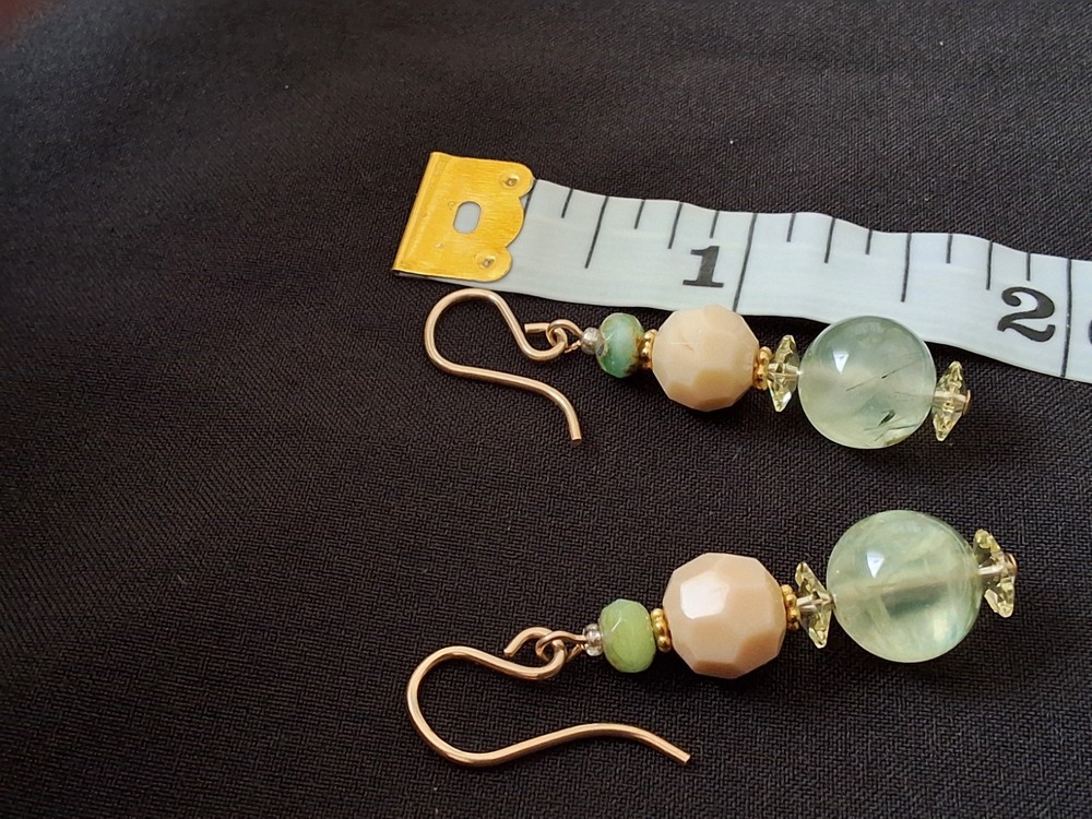 Jade Dangle Earrings By Hedda Saltz