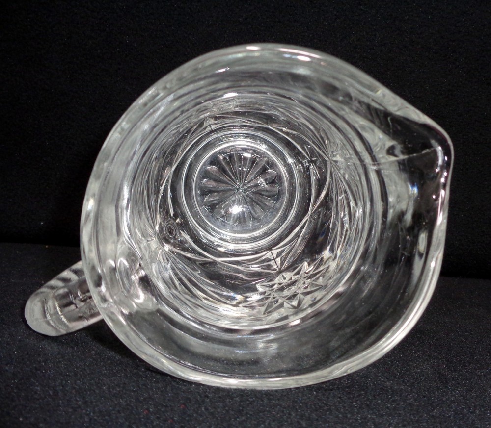 Cut Glass 6" Water Pitcher