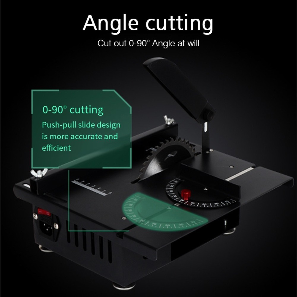 Mini Table Saw, Mini Table Saw for Crafts, Multi Functional Portable Adjustable