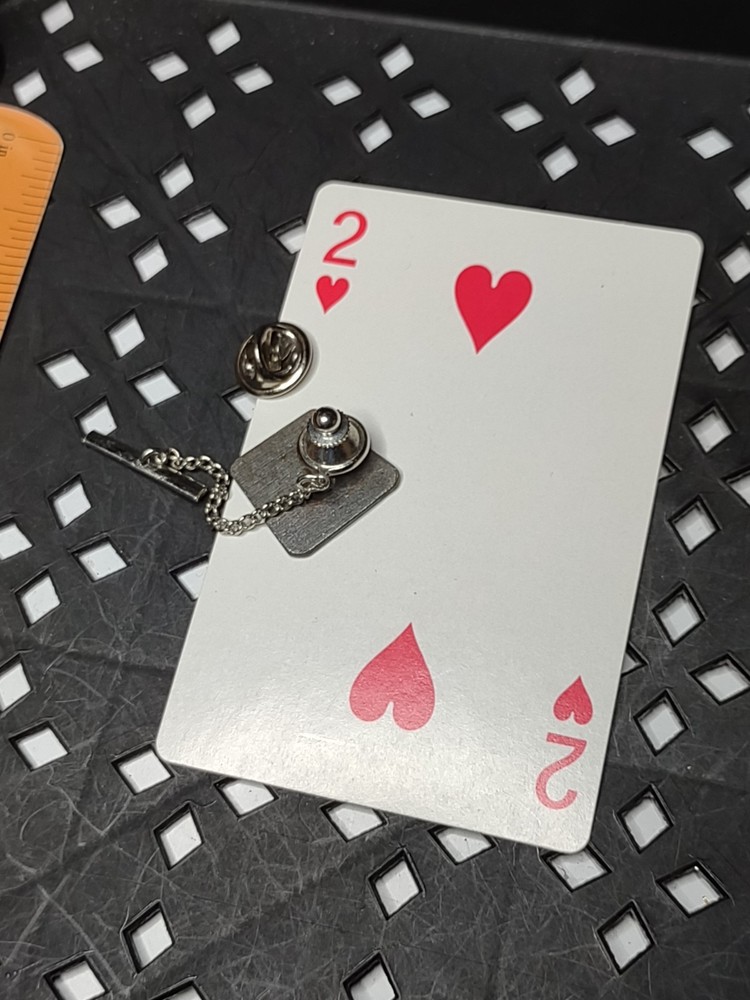 Super Cool Charcoal Brix Pin Or Tie Tack