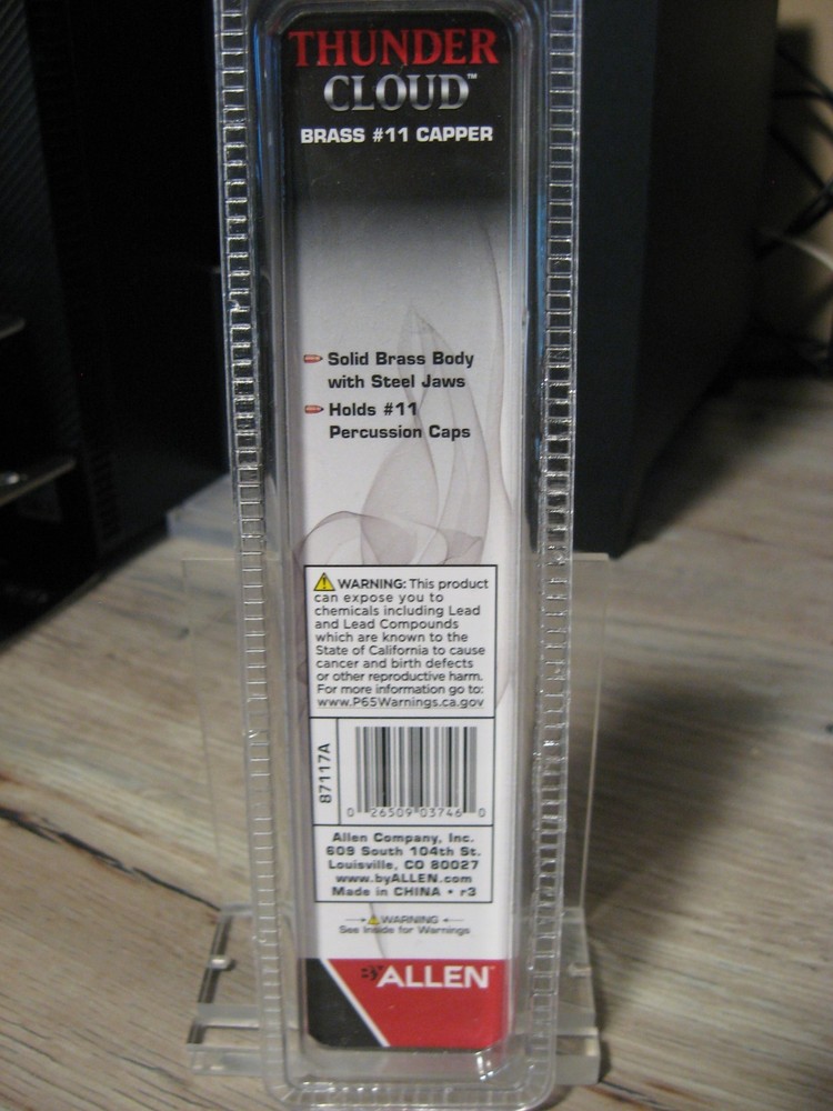 Thunder Cloud Muzzleloader Brass #11 Percussion Capper 87117A