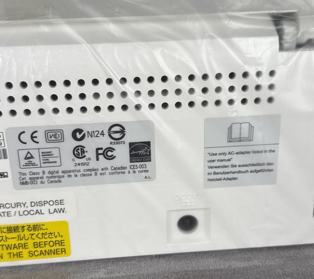 Fujitsu ScanSnap S1500M Color Image Document Scanner For Mac NO SOFTWARE READ