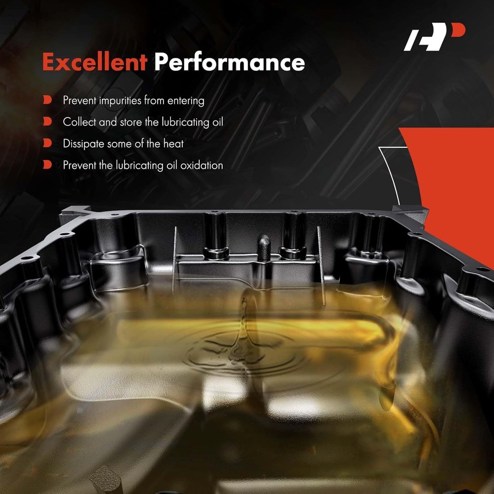 Lower Engine Oil Pan Sump with Drain Plug Compatible Audi A3...