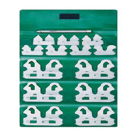 Insize 4804-8E Radius Gage Set, Range 9/16 To 1"