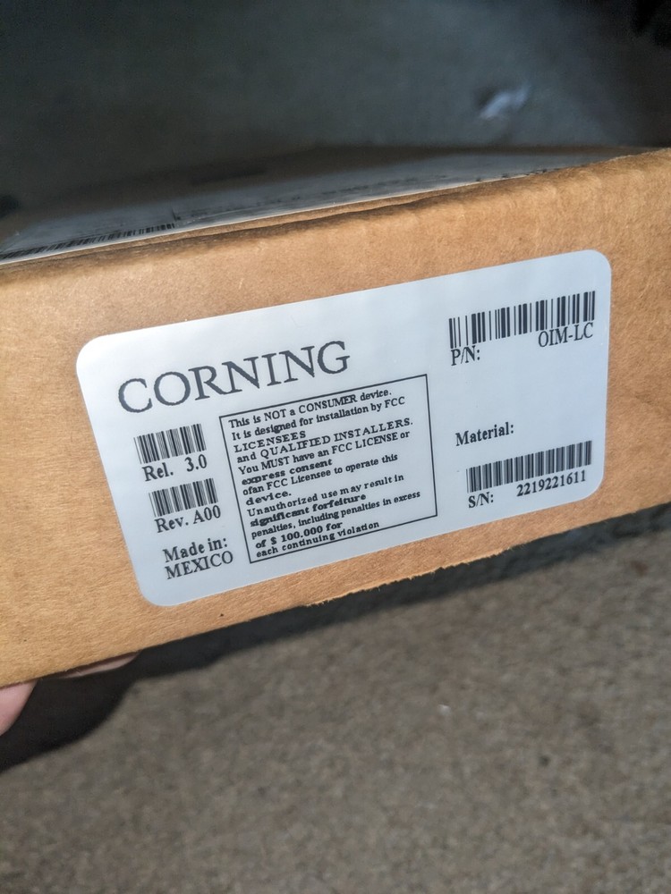NEW Corning One Wireless Optical Interface Module, OIM-LC LC Fiber Interface DAS