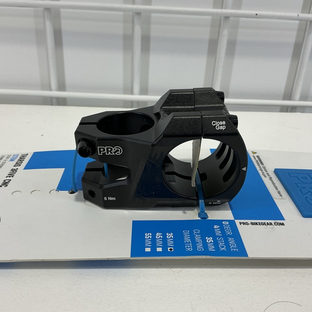 PRO PRO Tharsis 3Five CNC Stem 0 Angle,4mm Stack,35mm Clamp 35mm Length $129