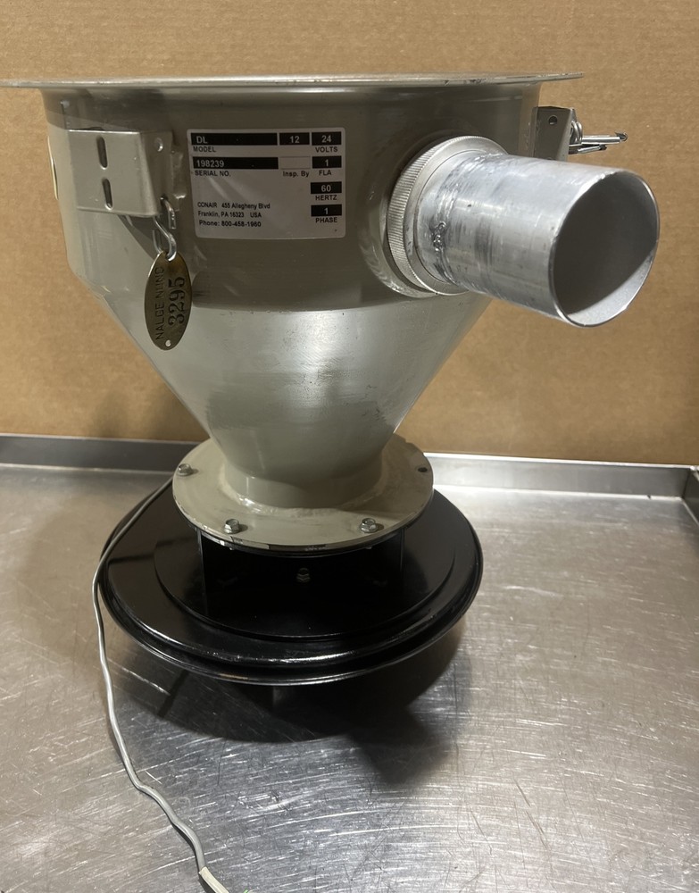 Conair Material Hopper Model DB Used Surplus. Missing Lid & Bottom Flap As Seen