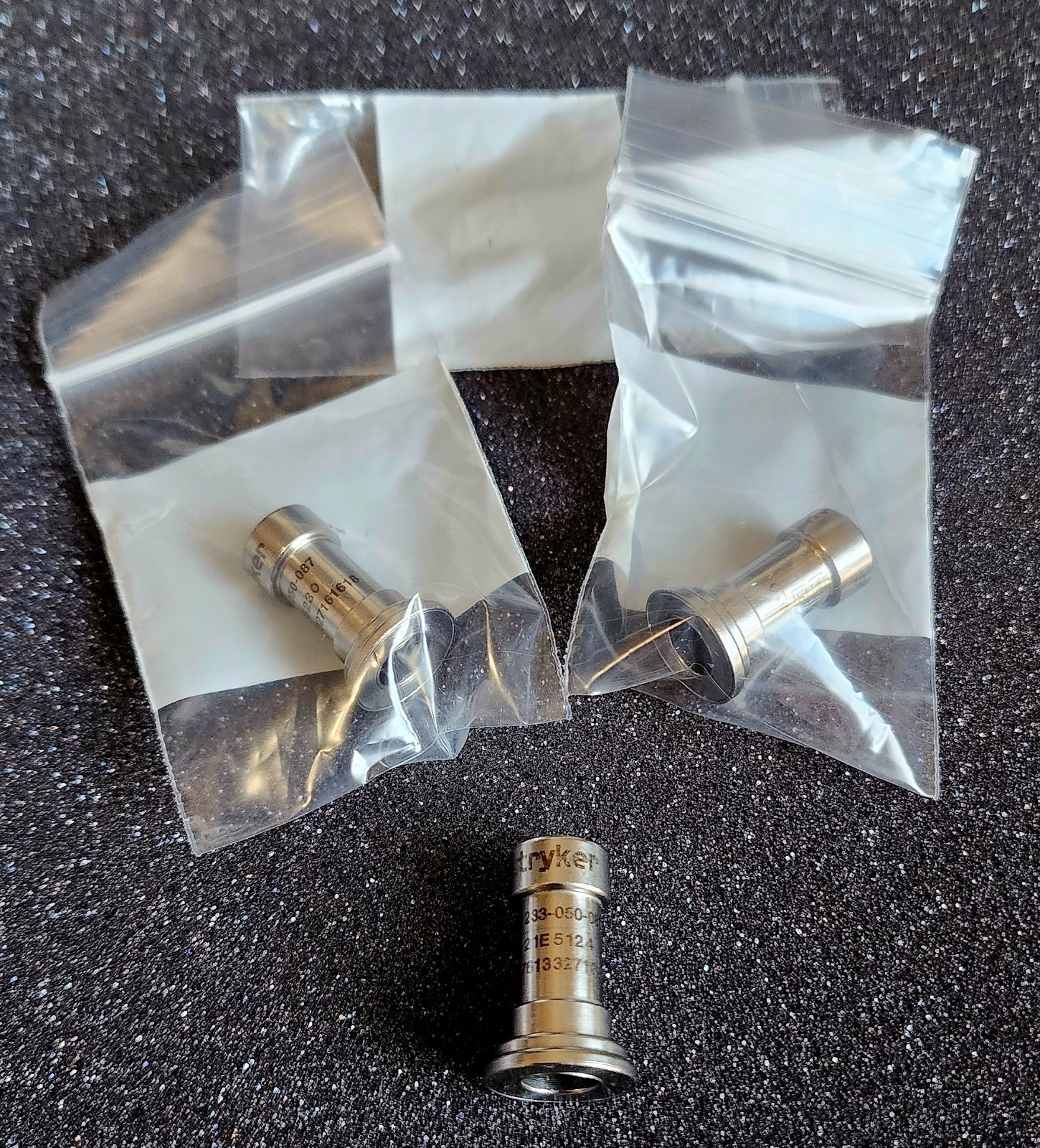 Lot of 3 Stryker 233-050-087 SafeLight Henke Scope Adapter