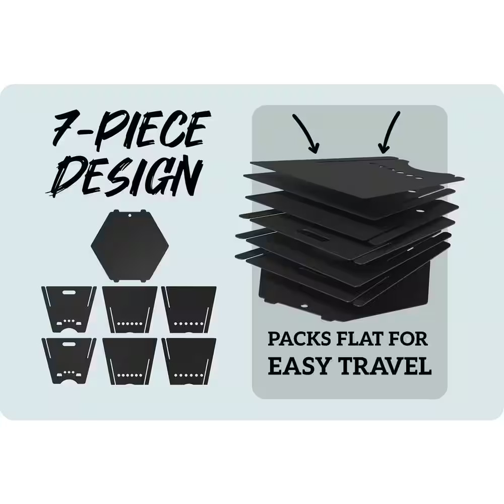 Micro Portable 11 In. Steel Fire Pit