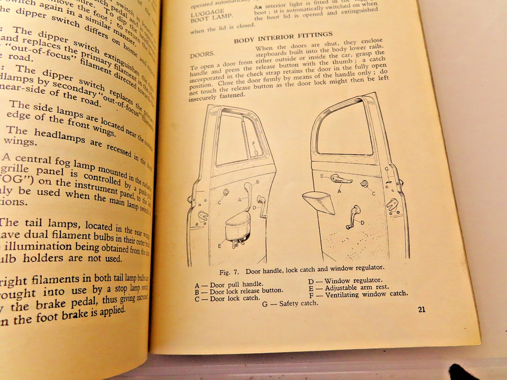 ROVER 1950 Models Instruction Manual ..*