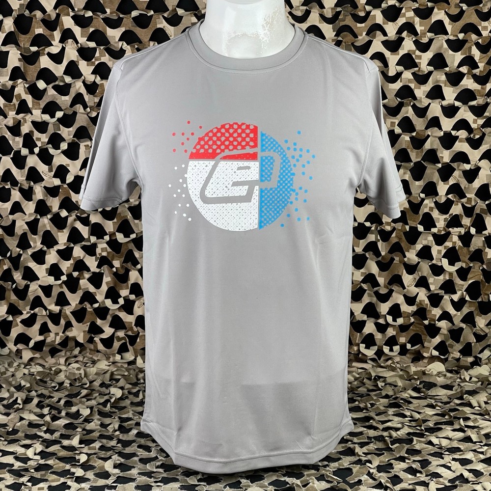 NEW Planet Eclipse Split Men's T-Shirt - Grey - X-Large