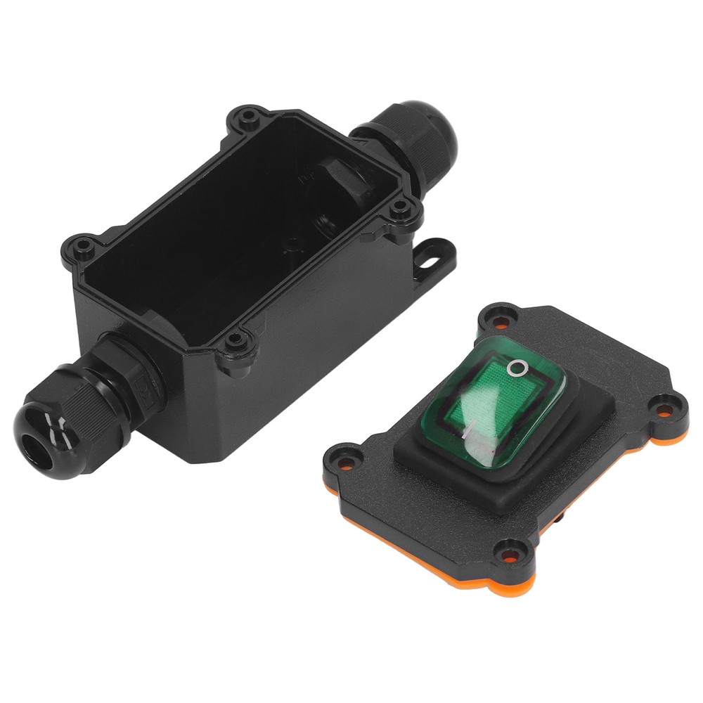 4Pin 2Position Inline Cord Switch With Rocker Button OnOff Outdoor Toggle Switch