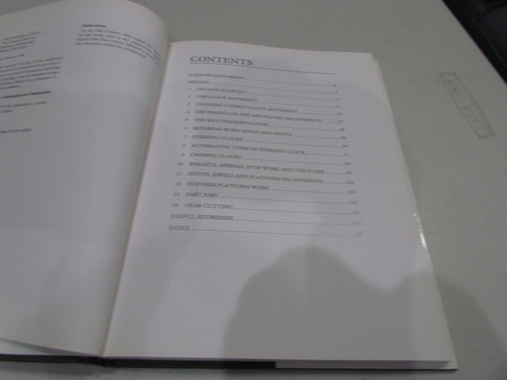 1996 The Clock Repairer's Manual by Mick Watters