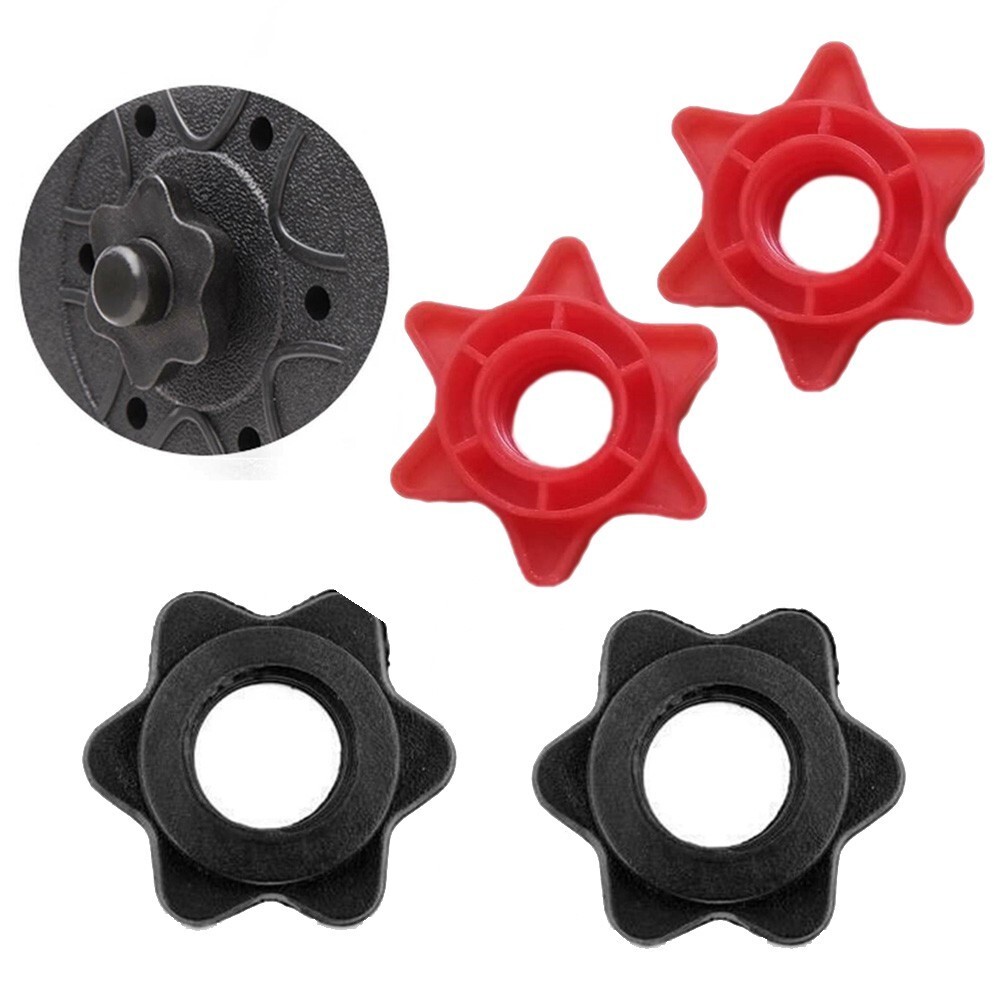 25.4mm Dumbbell Nut Dumbbell Spinlock Collars Weight Check Nut Plastic