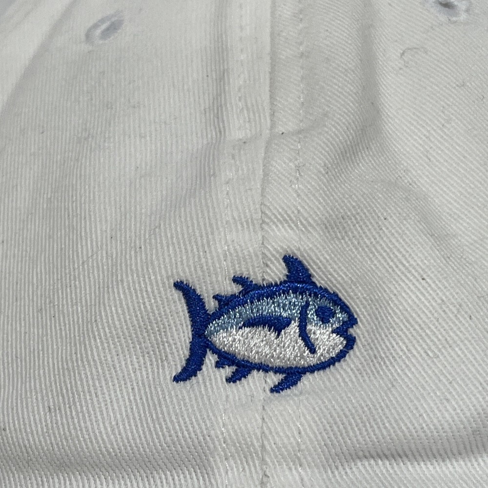 Southern Tide White Skipjack Hat Cap One Size Adjustable Strap