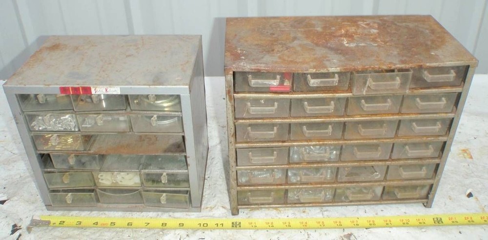 2 Storage Organizers Cabinets w Some Hardware