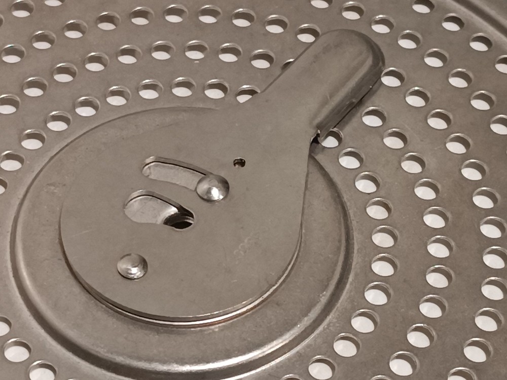 3 Round 7.25" Universal Metal Filter Retention Plates & Sterilization Container
