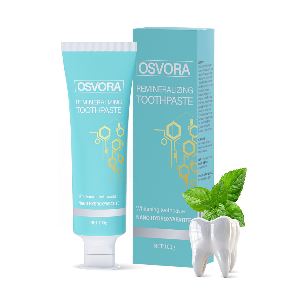 Fluoride Free Toothpaste, Nano Hydroxyapatite Toothpaste, Remineralizing Natural