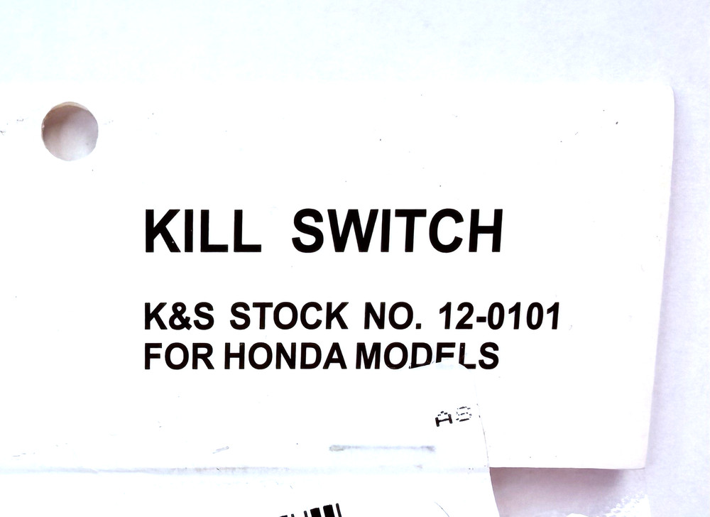 K & S OEM Type Kill Switch - 12-0101