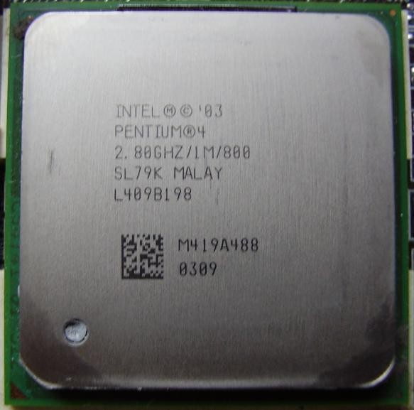 Intel Sl79K 4 2.8 Ghz Cpu - 1Mb Cache, 800Mhz Fsb - Socket 478