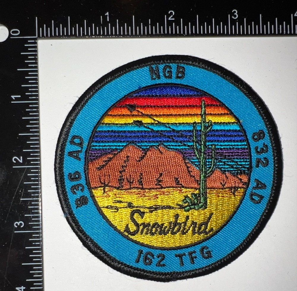 USAF US Air Force 162nd Tactical Fighter Group NGB Snowbird Patch