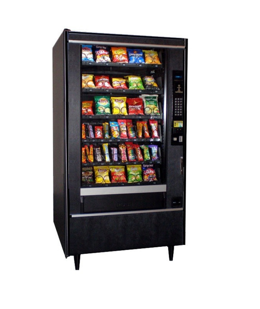snack vending machine with card reader