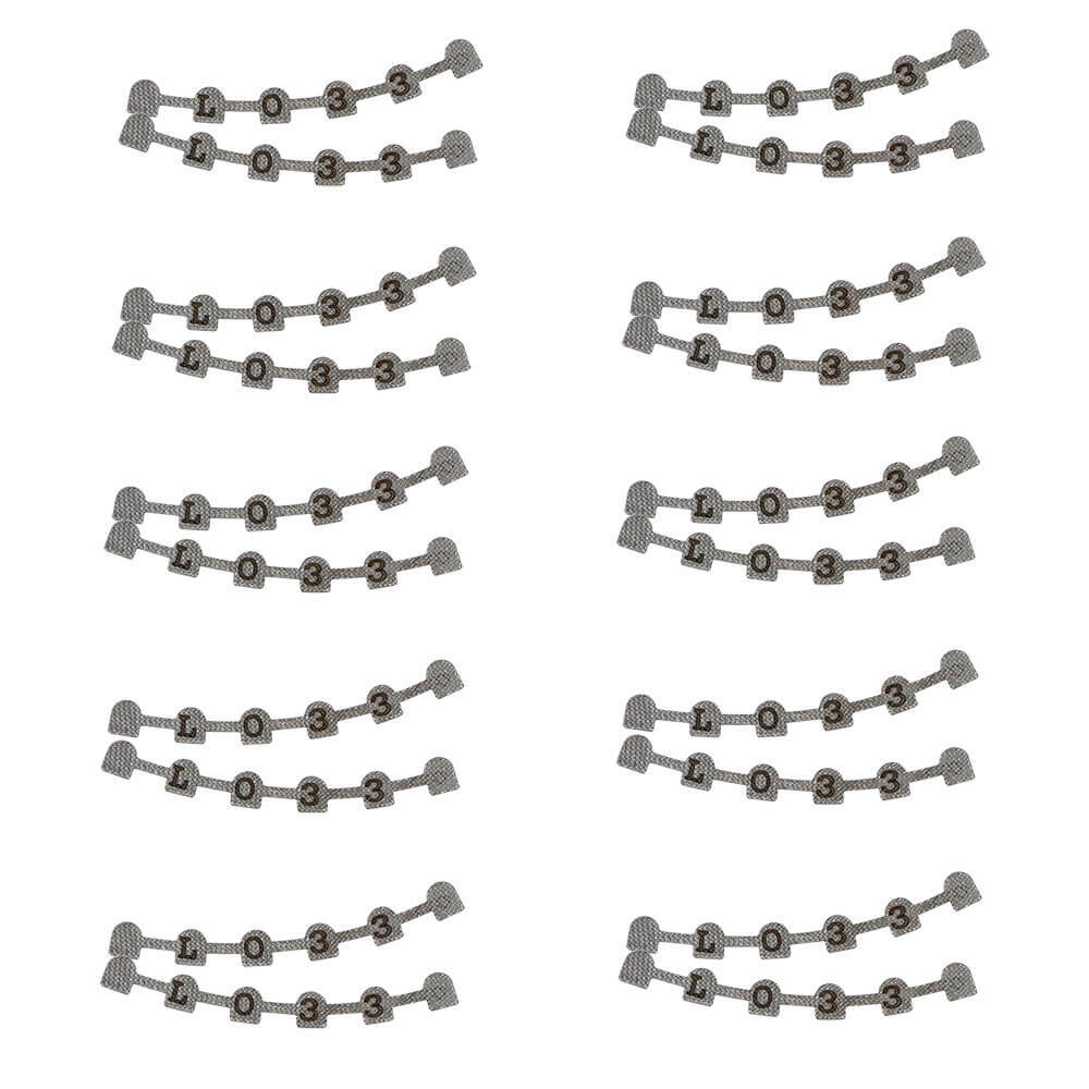 5-Pack, Dental Lingual Retainer Bonding Splints, Size L33#. For Orthodontics