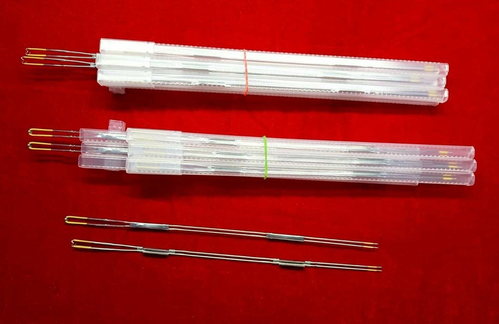 6pc Laparoscopic Loop Electrodes for Double Stem Working Element Bipolar Passive