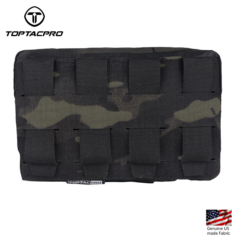 TOPTACPRO Tactical MOLLE Pouch Accessory Pouch Chest Storage Admin Panel Sundry