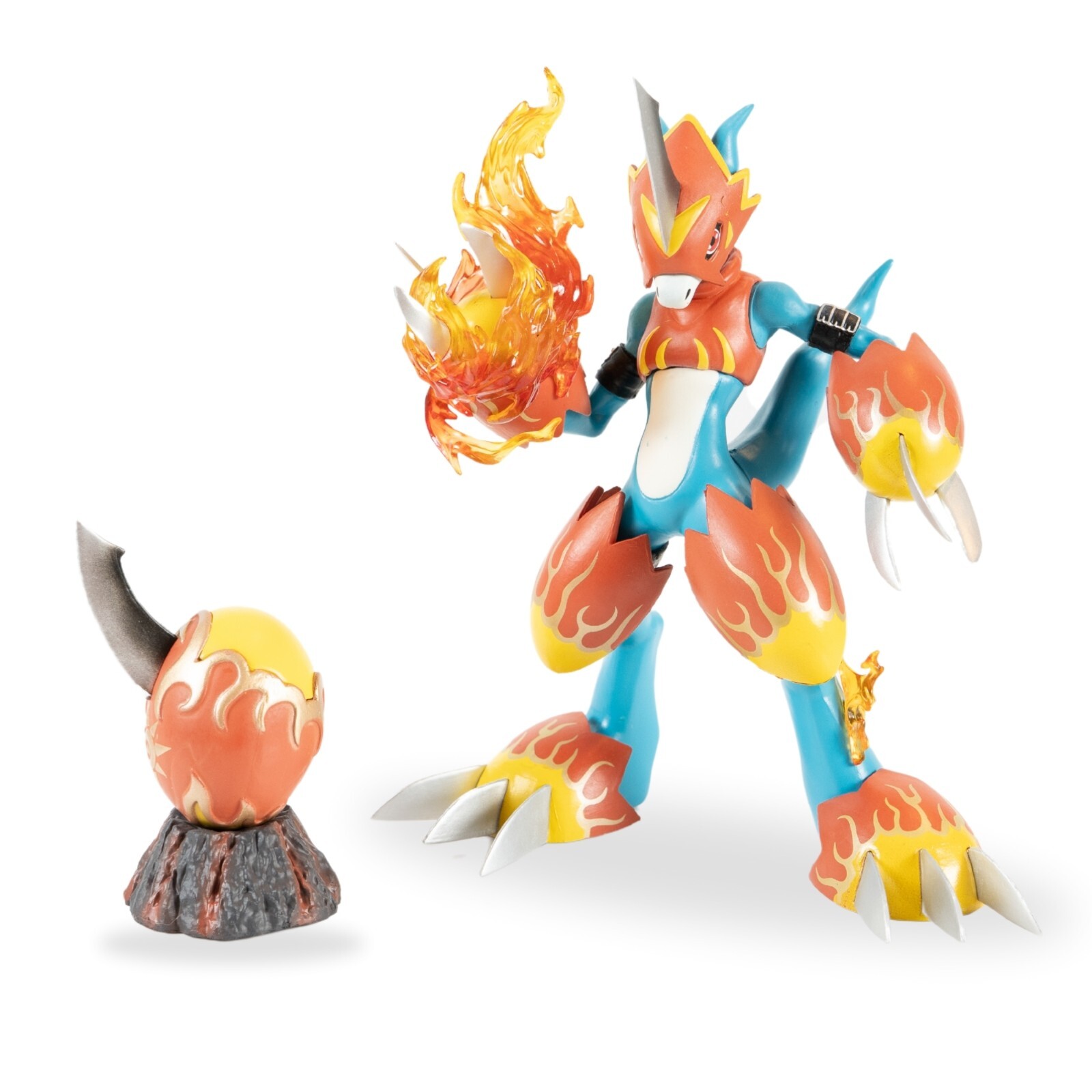 Digimon Adventure Flamedramon 6.5" Figure PVC Action Statue Collectible Toy