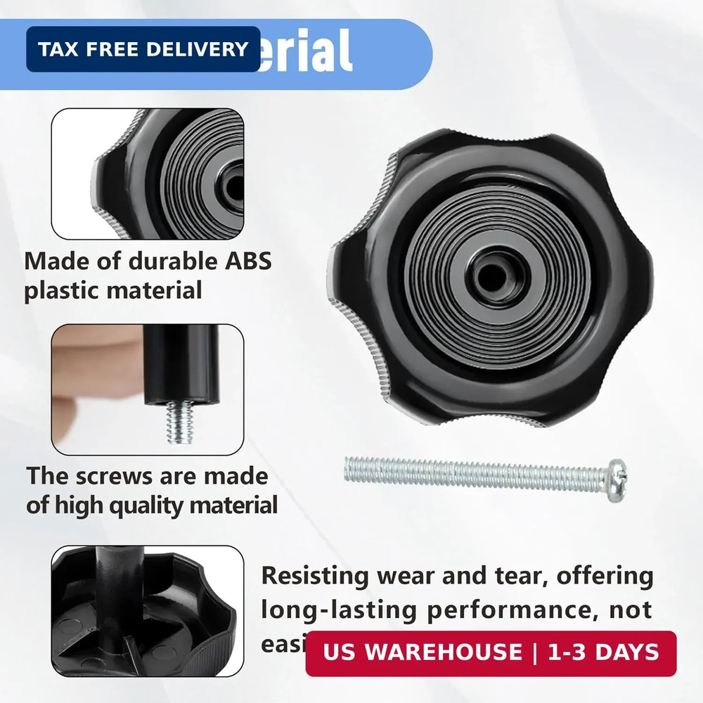 8-Pack 20345 RV Camper Window and Vent Knobs Crank Handle Turn Latch | Higher Qu