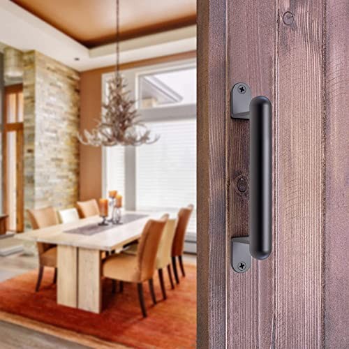 Barn Door Pull Handle, Metal Fence Gate Pull Handle, Heavy Duty Sliding 9"
