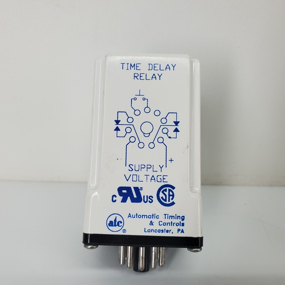ATC 654AQ4B Time Delay Relay 1-1023MIN Automatic Timing & Controls Single Shot