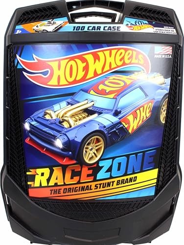 Hot Wheels 100-Car Storage Case – Large Capacity 100 Car Case, Multi