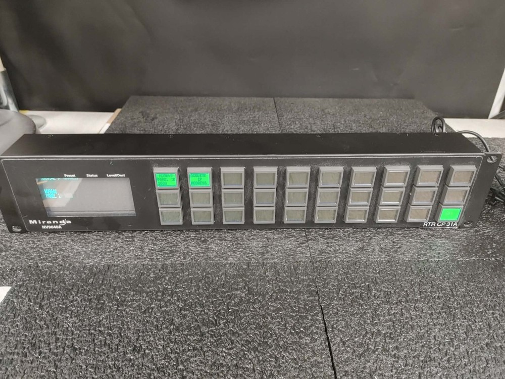 Belden GV Miranda NV9640A 2RU Professional Broadcast Router Control Panel